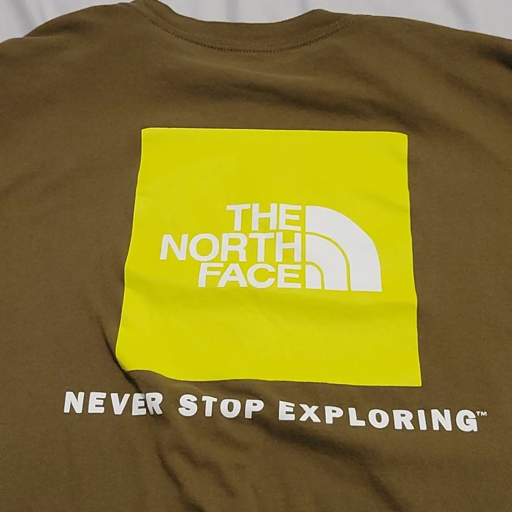 The North Face Olive Green Short Sleeve Logo Tee